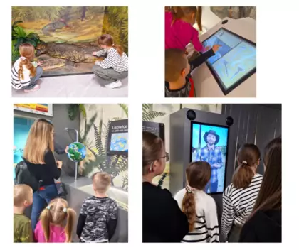 Zdjęcia przedstawiające otwarcie muzeum dla odwiedzających.