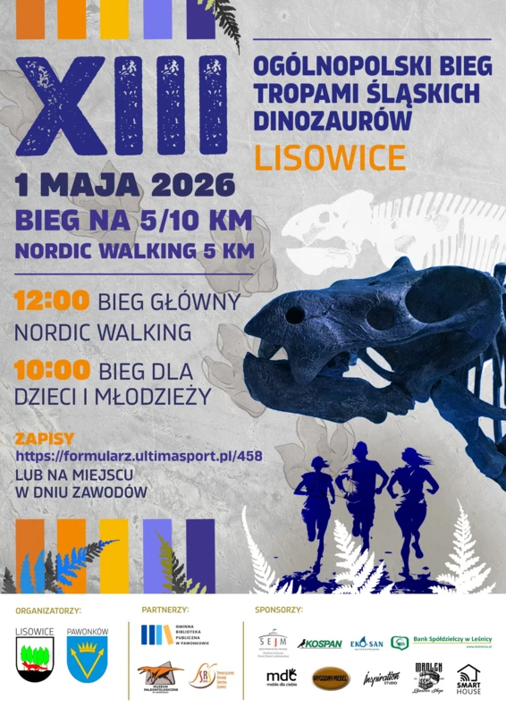 XIII Ogólnopolski Bieg Tropami Śląskich Dinozaurów