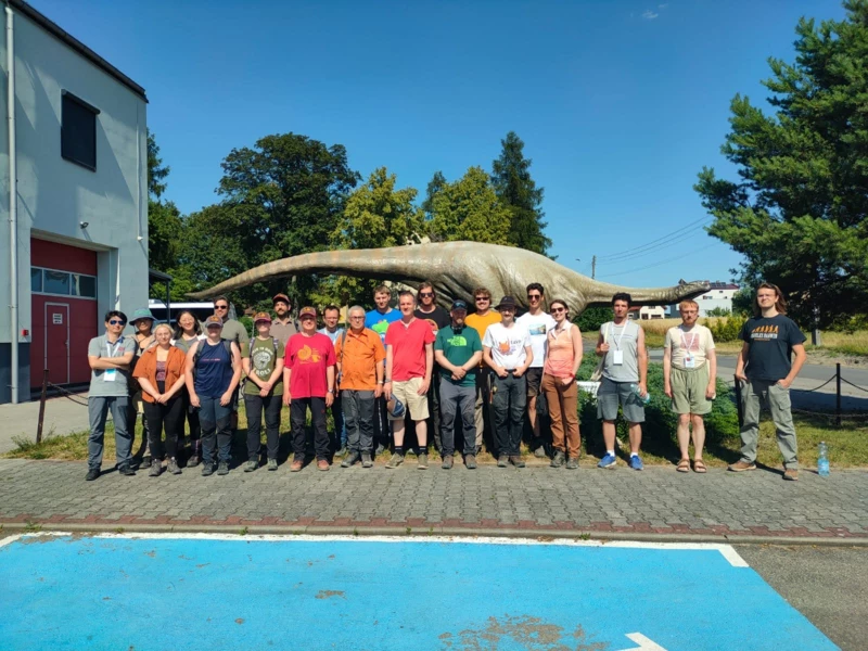Odwiedziny paleontologów z innych krajów