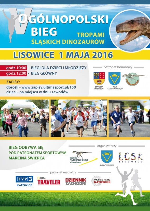 V OGÓLNOPOLSKI BIEG Tropami Śląskich Dinozaurów